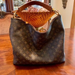 LOUIS VUITTON SULLY HANDBAG PM AUTHENTIC